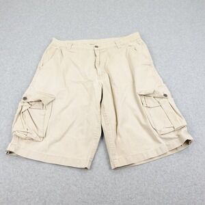 Lee Men's Cargo Shorts 34 Beige‎ Y2k Skater Grunge Outdoor Casual Hiking Outdoor